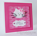 hello kitty punch card