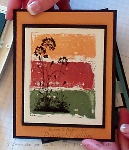 Alison Serene Silhouettes #stampinup