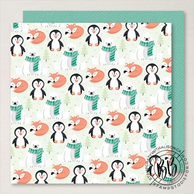 Penguin Playmates Designer Series Paper
