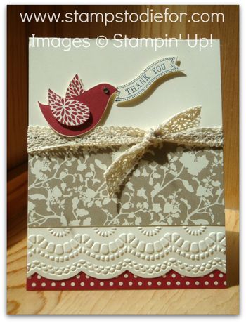 Betsy’s Blossom Stamp of the Month Card