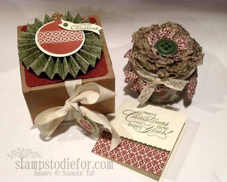 Holiday Gifts with Stampin’ Up! Designer Fabrics