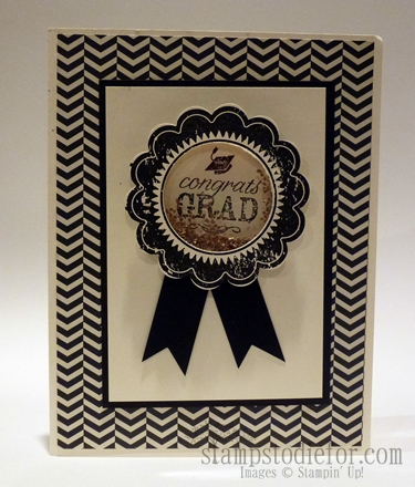 How to make a shaker card, Blue Ribbon Stamp Set