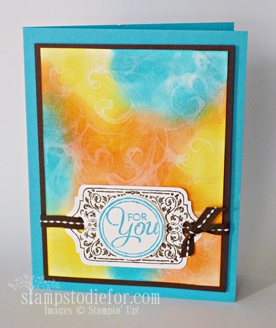 Stampin' Mist Ghosting Technique