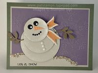 Snowman circle punches stampin up