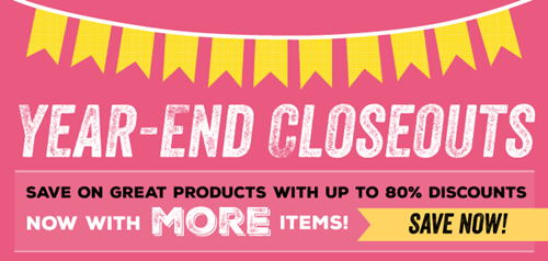 Stampin up year end closeout