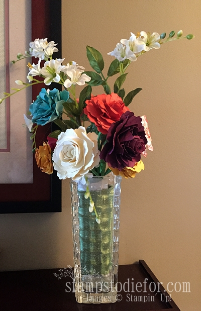 Side Step Flower Pot Happy Birthday Card & Flower Bouquet