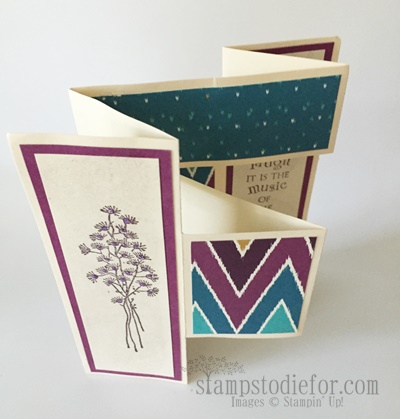 Bohemian Designer Paper Fancy Fold Card 4