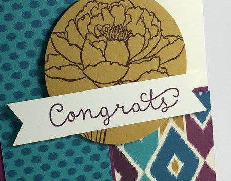 Cottage Greetings Congrats Stamp #stampinup www.stampstodiefor.com