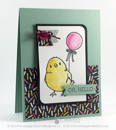 2 Honey Comb Happiness Chick & Ballon Saleabration 2016 #stampinup www.stampstodiefor.com 2