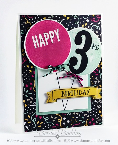 Number of Years Birthday Card Occasions Catalog #stampinup www.stampstodiefor.com 3