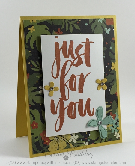 February Earn Free Cards 2016 Botanicals For You Stamp Set #stampinup www.stampstodiefor.com