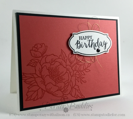 Birthday Blooms Stamp Set Nelson Gables #stampinup www.stampstodiefor.com
