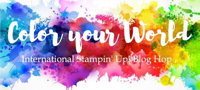 Color Your World International Blog Hop Stampin’ Up! Sweet Cupcake