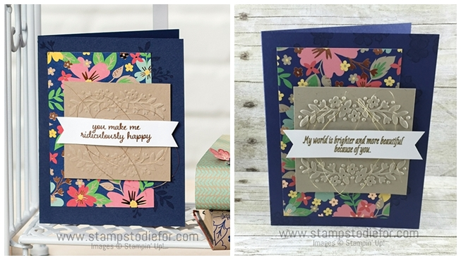 Just in CASE Affectionately Yours Designer Series Paper and Floral Affection Embossing Folder