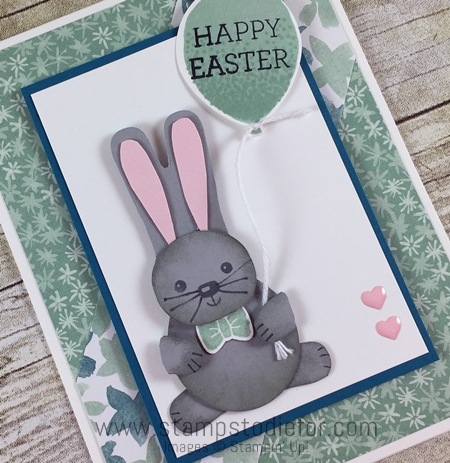 Cookie Cutter Christmas Stamp Set & Cookie Cutter Builder Punch - Easter Bunny Card www.stampstodiefor.com 3