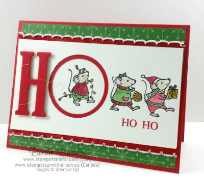 Merry Mice HO HO HO 5 www.stampcrazywithalison.ca