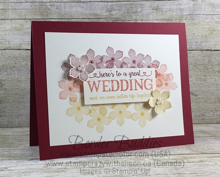 Just in CASE – Petite Petals Wedding Card