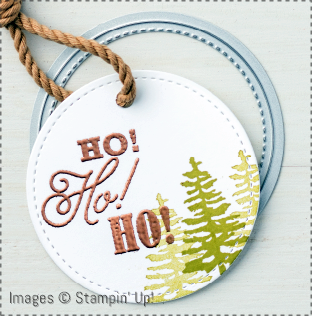 Stitched Framelits Dies by Stampin Up ornament