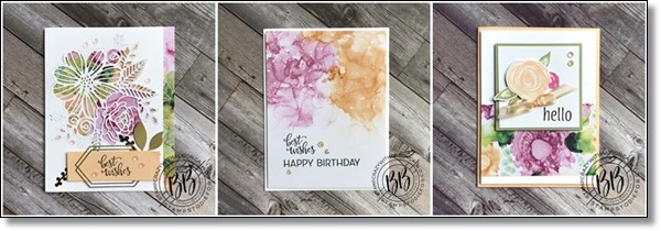 Expressions in Ink Suite by Stampin' Up!  card features Artistic Dies and the Designer Series Paper-horz