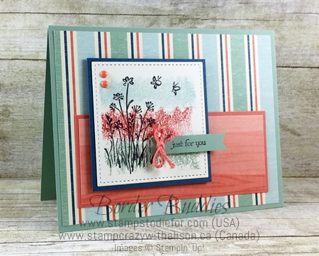 Wild about Flowers Stamp Set and Stitched Shape Framelits by Stampin' Up!