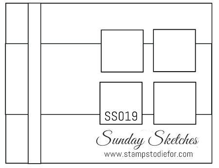 Sunday Sketches SS019 by Stamps to Die For