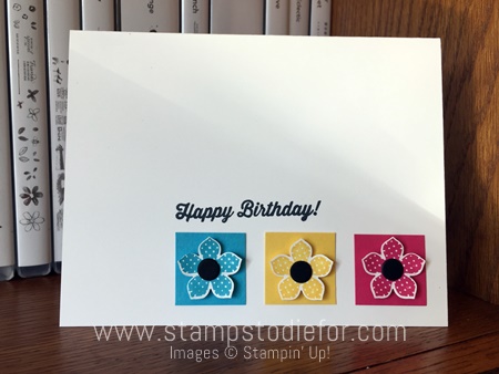 Petite Petals stamp set by Stampin' Up! www.stampstodiefor.com