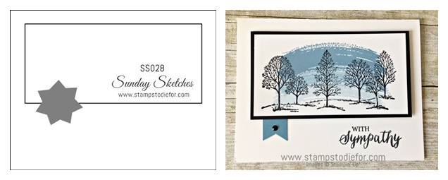 Sunday Sketches SS028 – Card Sketch, Template or Recipe