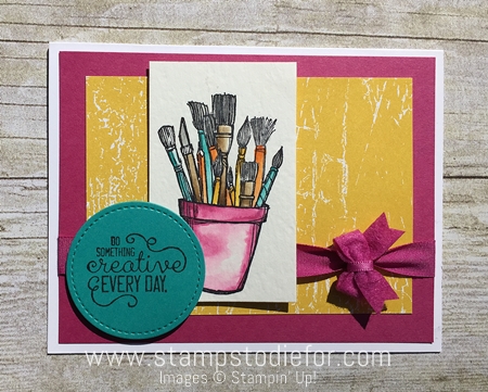 Crafting Forever Stamp Set by Stampin' Up! Watercoloring www.stampstodiefor.com 4