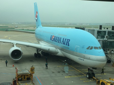 2017 Thailand Stampin' Up! Incentive Trip Korean Air A380