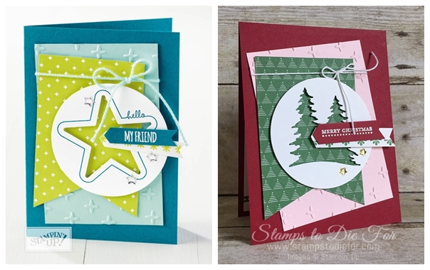Just in CASE Card Front Builder framelits by Stampin' Up! Christmas Card www.stampstodiefor.com