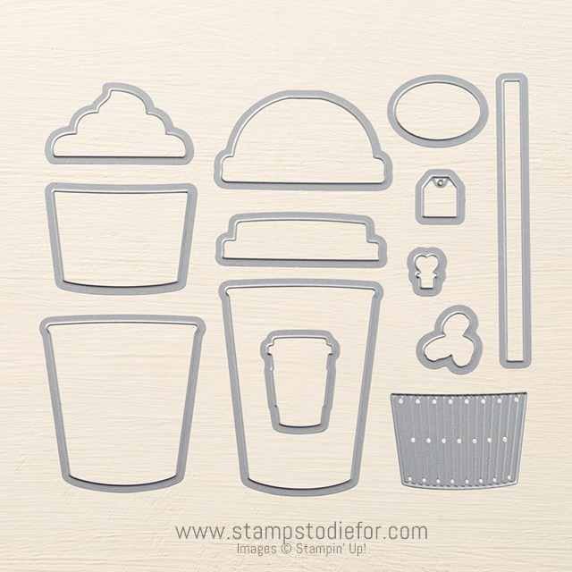 Coffe Cups Framelits Dies by Stampin' Up!