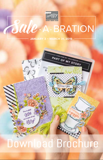 Saleabration (SAB) brochure 2019 stampin up