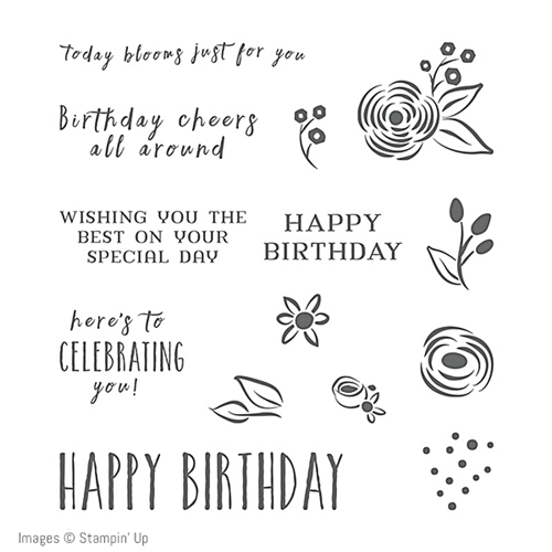 Perennial Birthday Stamp Set by Stampin' Up! coordinates with the Perennial Birthday project kit