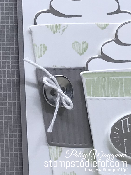 Sneak Peek Galvanized Button from the Stampin Up Holiday Catalog 2018