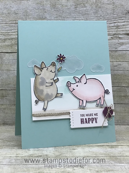 Just in CASE card using This Little Piggy Stamp Set by Stampin Up www.stampstodiefor.com