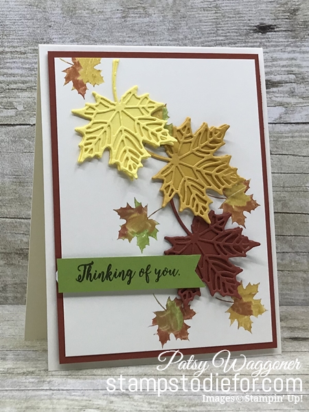 Color Without Borders - Colorful Seasons Stamp Set - Falling Leaves - Seasonal Layers Dies - Stampin' Up! www.stampstodiefor.com