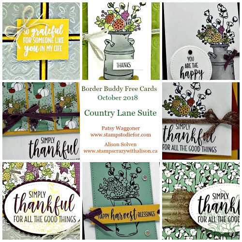 October 2018 Country Lane Suite Collage