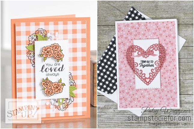 Just in CASE Forever Lovely Stamp Set and All My Love Paper by Stampin' Up! www.stampstodiefor.com #simplestamping tileheart