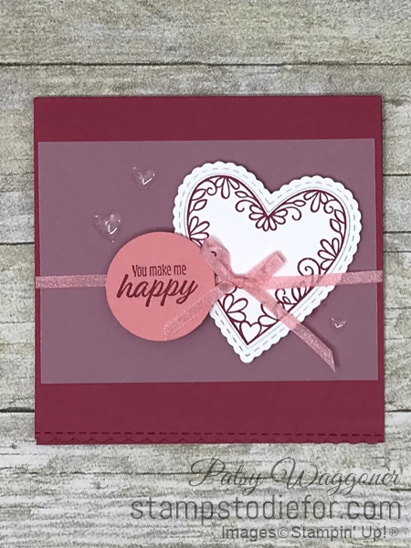 Just in CASE Forever Lovely Stamp Set and All My Love Paper by Stampin' Up! www.stampstodiefor.com #simplestamping a