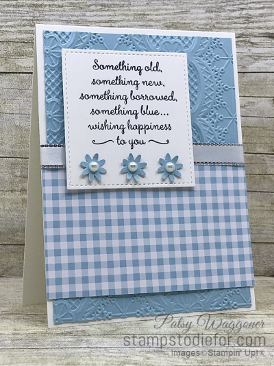 Card created using Sunday Sketches SS023 gingham gala paper and Special Occasions Stamp Set #stampinup 2 (2)