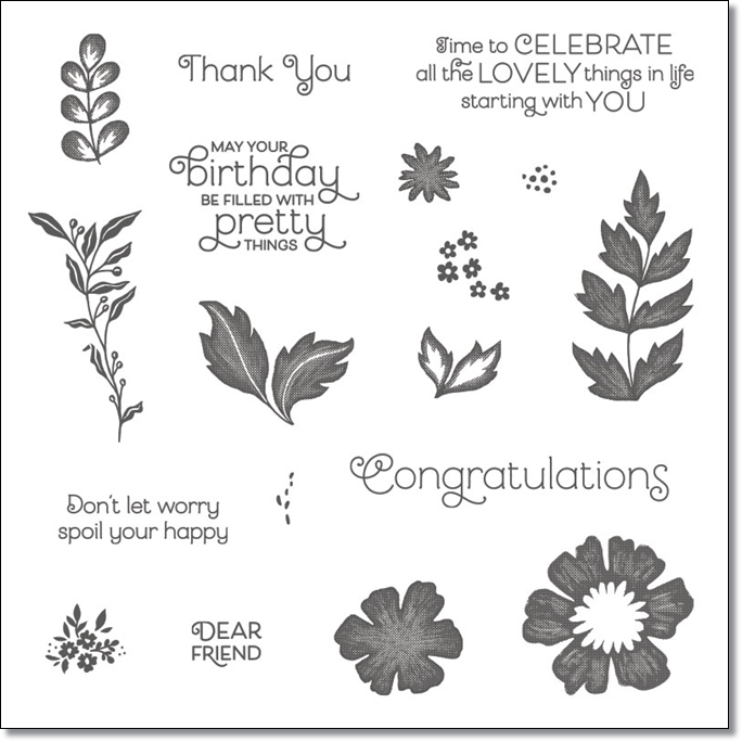 Everything Is Rosy Photopolymer Stamp Set