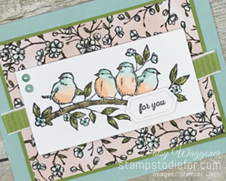 Sunday Sketches SS042 Free as a Bird stamp set by Stampin' Up! ab