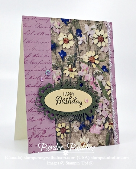 Just in CASE card from page 15 Annual Stampin Up Catalog
