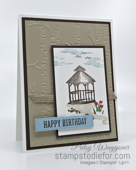 Sunday Sketches – My Meadow Stamp Set Birthday Card