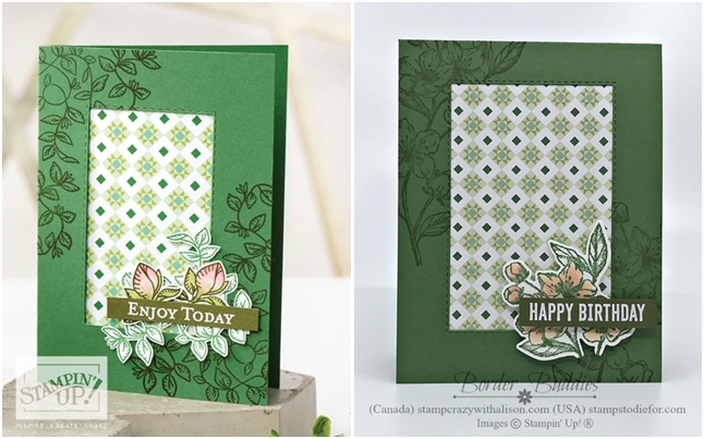 Just in CASE card created using Parisian Blossoms stamp set by Stampin' Up! front horz