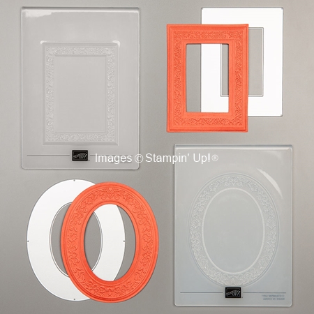 3D Heirloom Frames Dies & 3D Embossing Folders by Stampin' Up!
