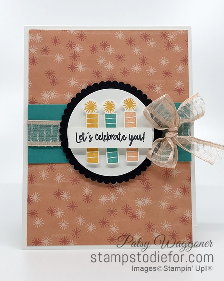 Sunday Sketches Card Sketch Bonanza Buddies stamp set by Stampin' Up! Candle Card 5-10-2020 front