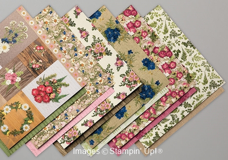 Pressed Petals Designer Series Paper by Stampin' Up!