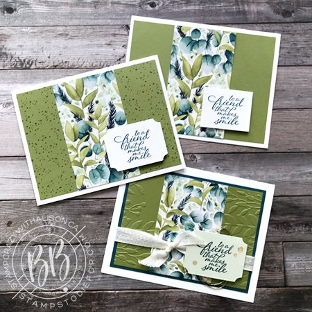 Step It Up Cards using Forevery Greenery by Stampin' Up!