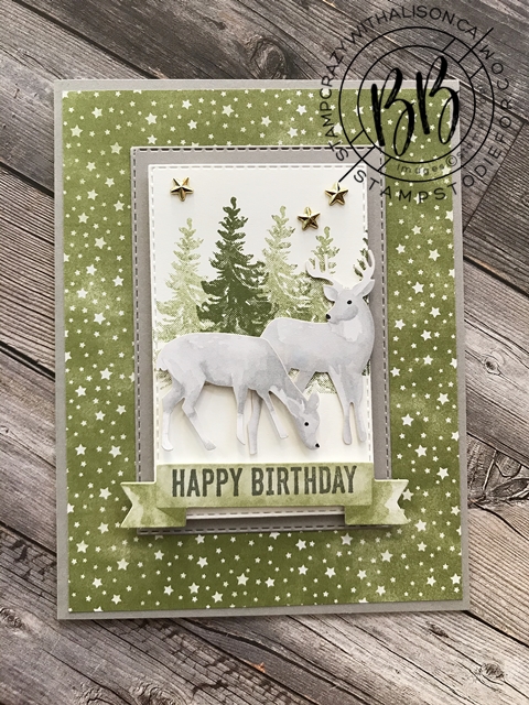 Most Wonderful Time Product Medley by Stampin’ Up!® Deer Christmas Card 4